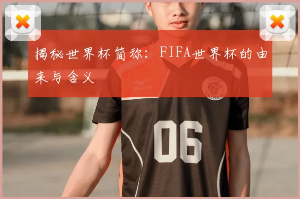 揭秘世界杯简称:FIFA世界杯的由来与含义